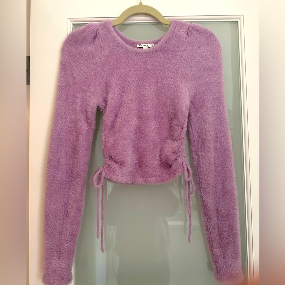 For Love and Lemons long sleeve Cropped top